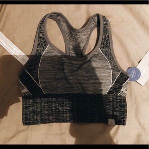 Grey Marika Sports Bra. Brand new with tags. XSmall